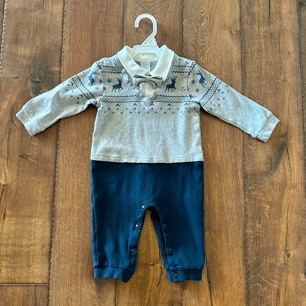 Baby boy Christmas outfit